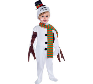 disfraz de muñeco de nieve
