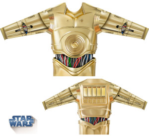 camiseta disfraz c-3po de star wars