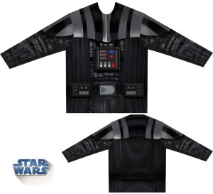 camiseta disfraz darth vader star wars