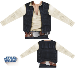camiseta disfraz han solo de star wars