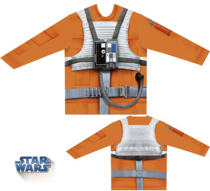 camiseta disfraz luke skywalker de star wars