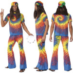disfraz hippy multicolor