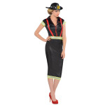 Disfraz bombera en negro