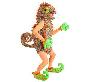 disfraz de camaleon