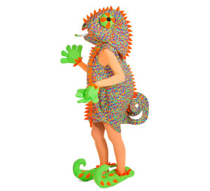 disfraz camaleon mujer