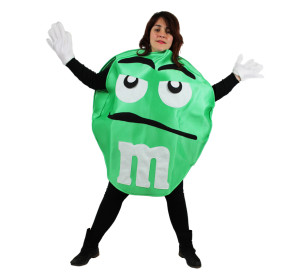 disfraz chocolatina verde adultos