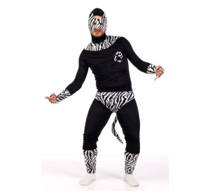 disfraz superheroe cebra