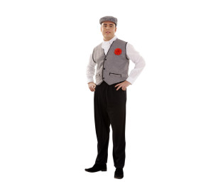 Disfraz Madrileño para hombre gris Disfraz Madrileño para hombre