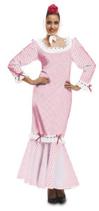 Disfraz de madrileña blanco