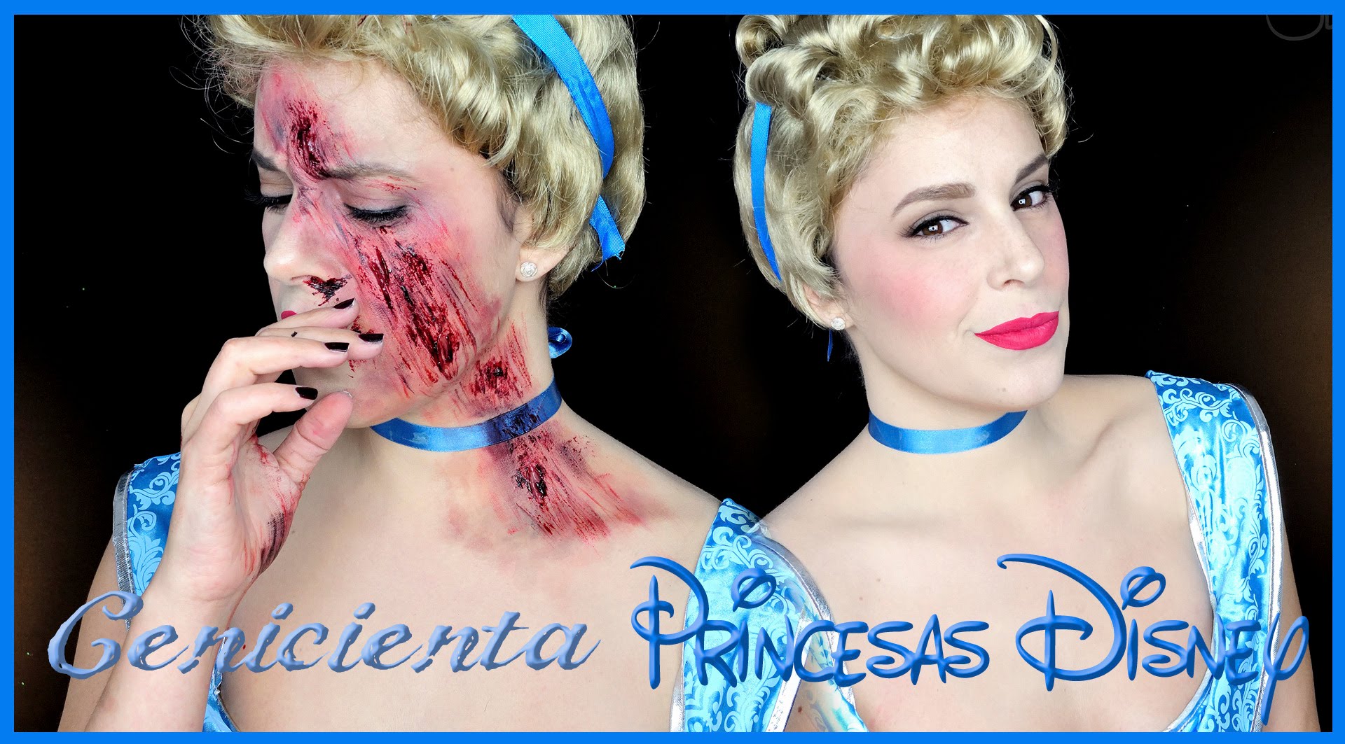 Tutorial: Maquillaje de la princesa Cenicienta con arañazos
