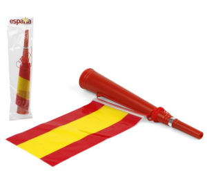 Corneta roja Bandera España