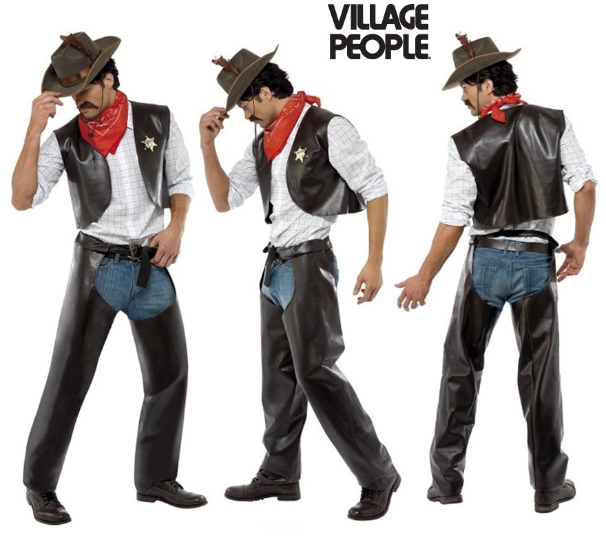 Anciano unos pocos Sui Disfraz de Vaquero Cowboy de los Village People - Blog de Disfrazzes