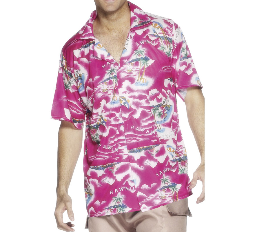 Color rosa Poesía estera Camisa Hawaiana rosa - Blog de Disfrazzes