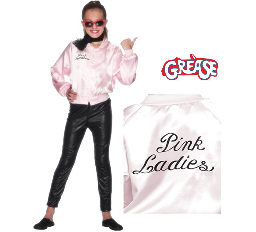 chaqueta-pink-lady-de-grease-con-logo - Blog de Disfrazzes