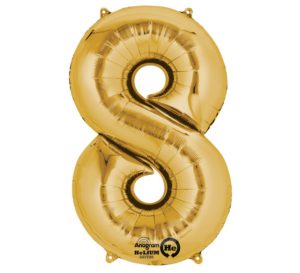 Globo metalizado Oro