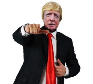 Peluca y Máscara Donald Trump