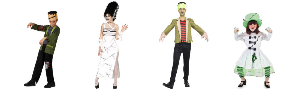disfraces frankenstein familia