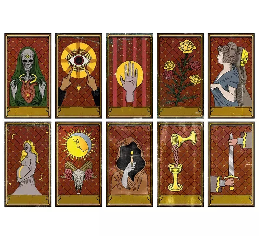 Translation missing: es.10 Cartas Vudú o Tarot de 11X20 cm