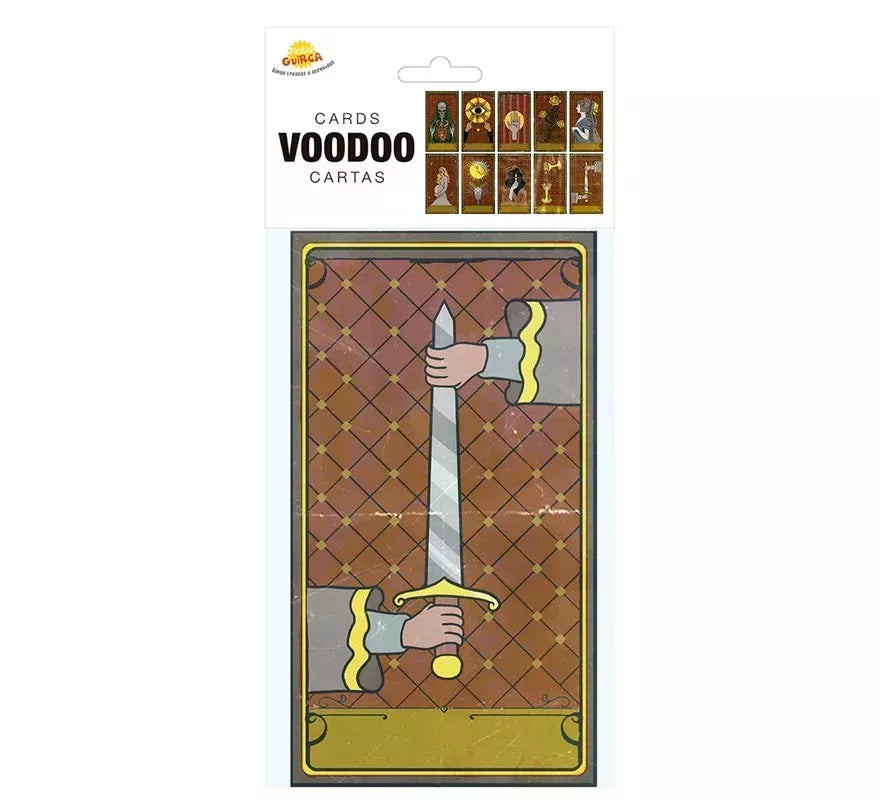 10 Cartas Vudú o Tarot de 11X20 cm