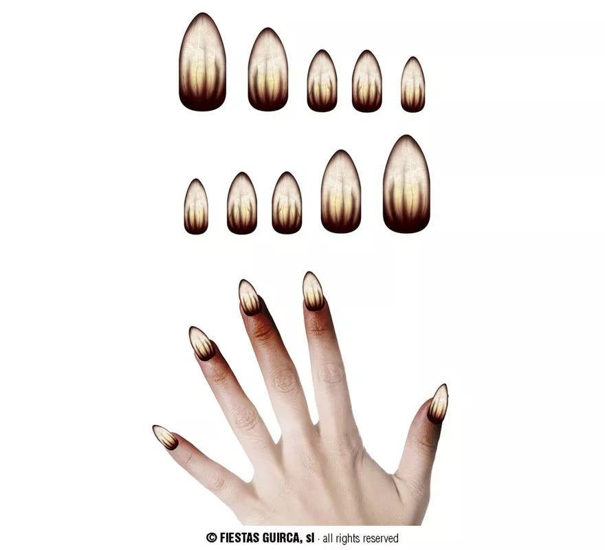 Translation missing: es.Pack de 10 Uñas Hombre Lobo con pegamento