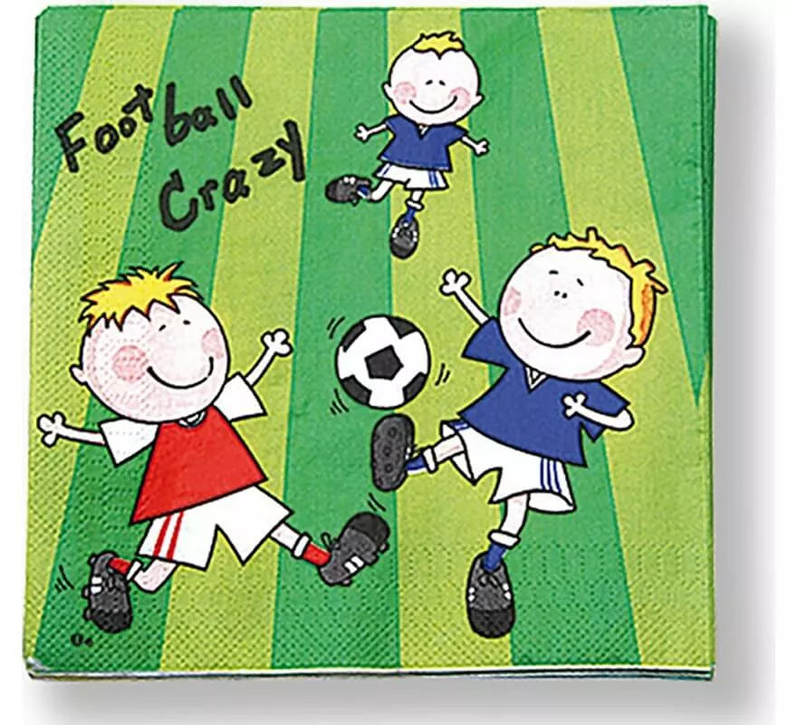 Translation missing: es.20 Servilletas de Fútbol de 33x33 cm