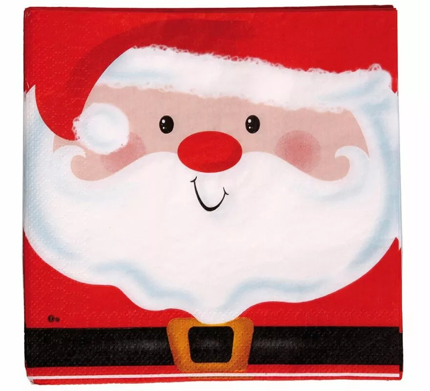 Translation missing: es.20 Servilletas de Santa Claus de 33x33 cm