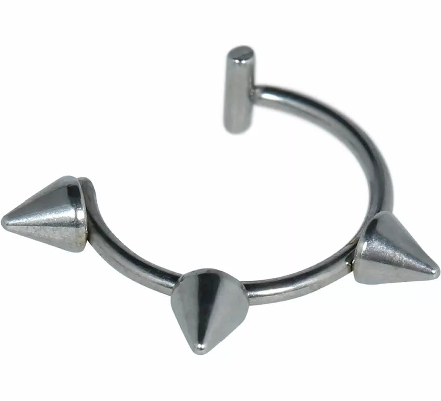 3 Piercings Góticos de Metal