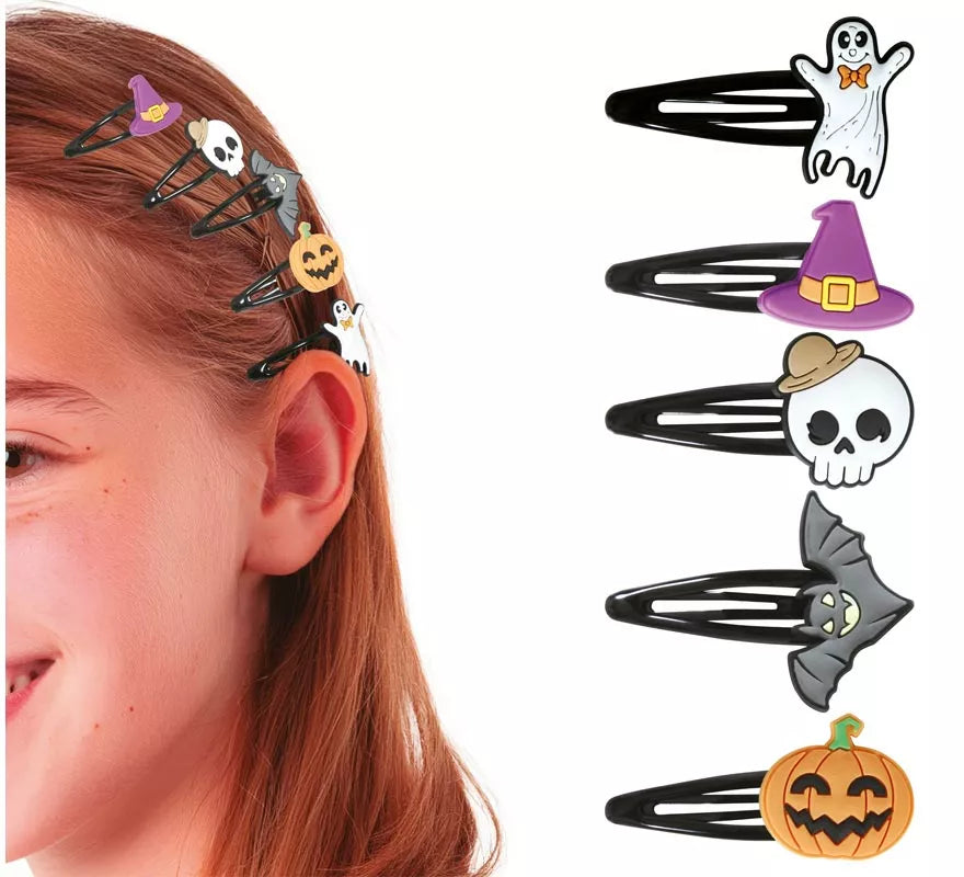 5 Pinzas de Halloween para el Pelo