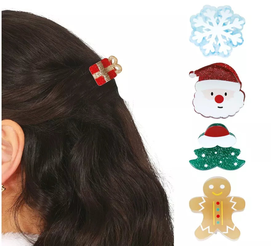 Translation missing: es.5 Pinzas de Navidad para el Pelo de 3 cm