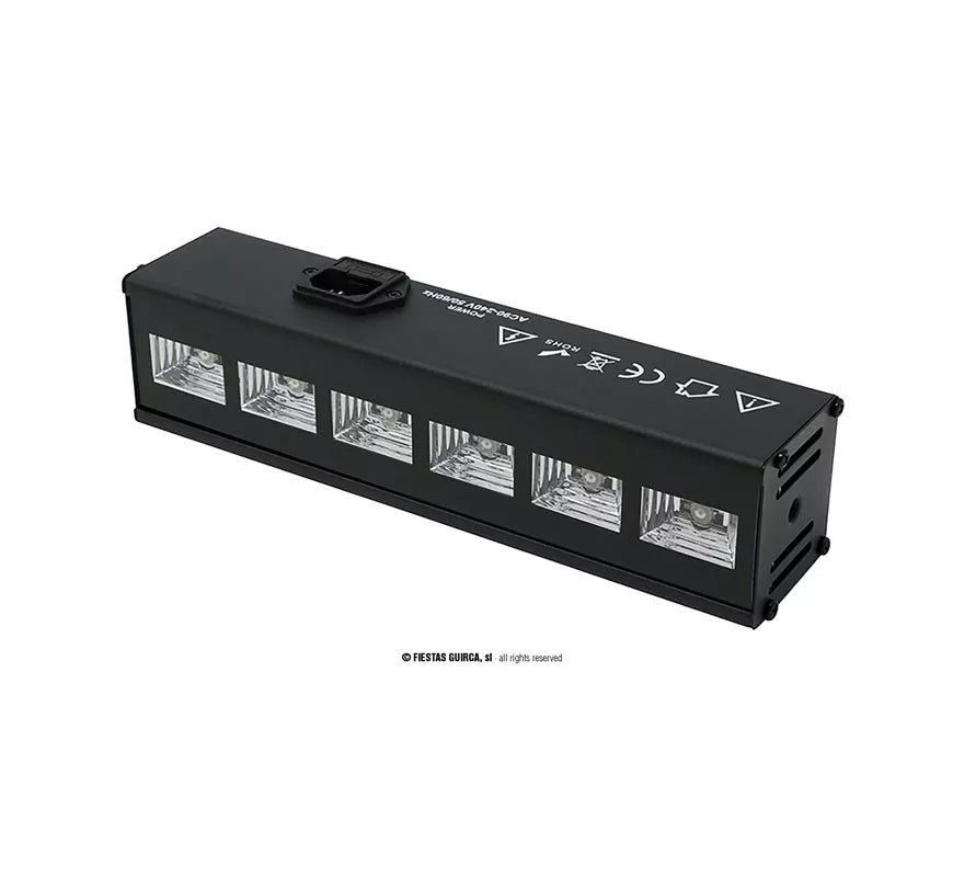 Translation missing: es.6 Leds Luz negra uv para interior de 6x3 w
