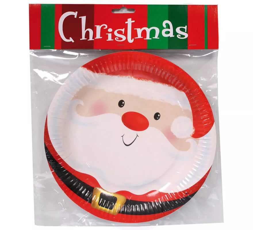 Translation missing: es.6 Platos de Santa Claus de 22 cm