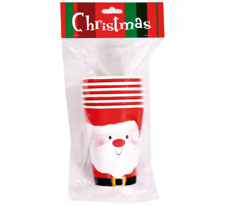 Translation missing: es.6 Vasos de Santa Claus de 250 ml