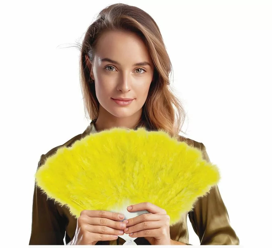 Translation missing: es.Abanico con Plumas de 16 Palas en varios colores