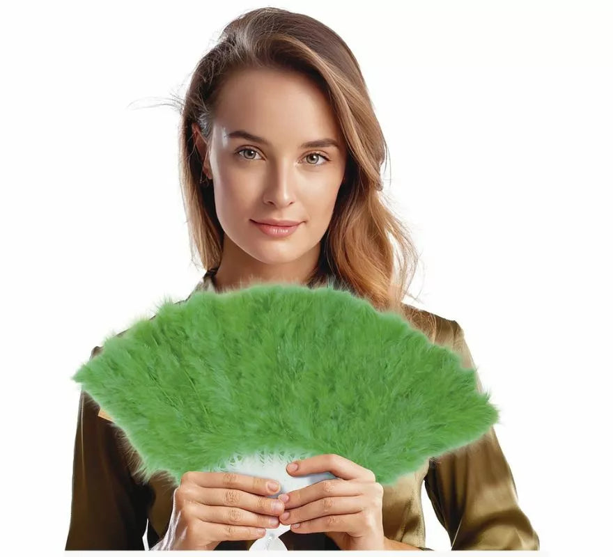 Translation missing: es.Abanico con Plumas de 16 Palas en varios colores