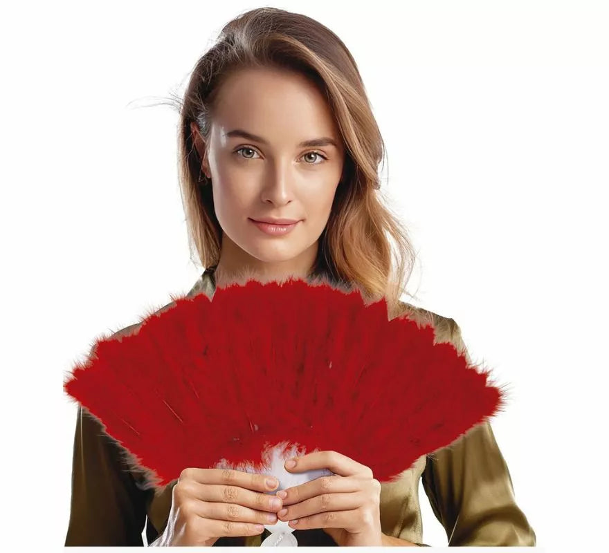 Translation missing: es.Abanico con Plumas de 16 Palas en varios colores