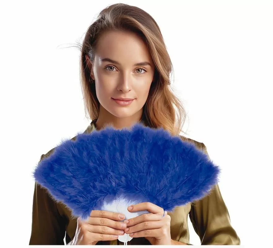 Translation missing: es.Abanico con Plumas de 16 Palas en varios colores