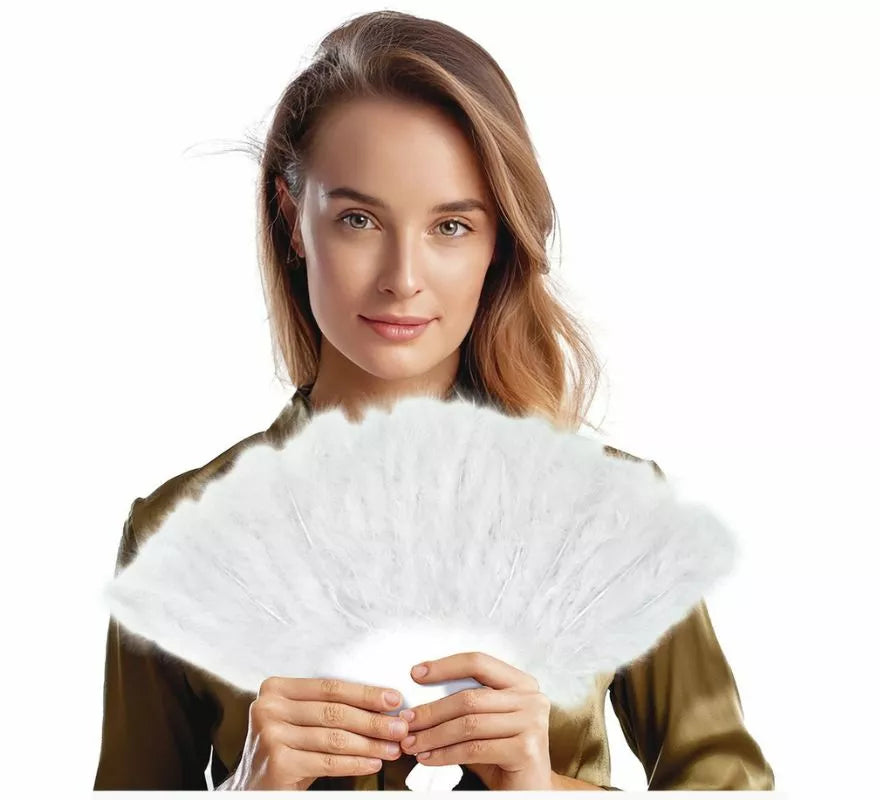 Translation missing: es.Abanico con Plumas de 16 Palas en varios colores