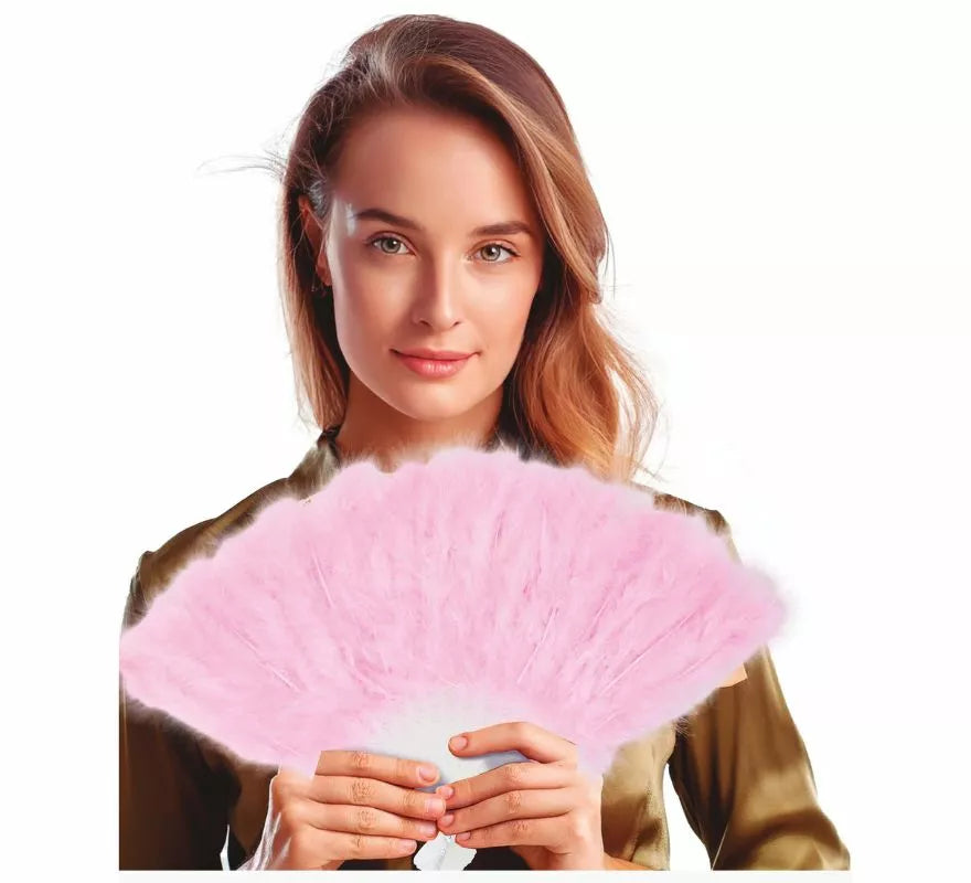 Translation missing: es.Abanico con Plumas de 16 Palas en varios colores
