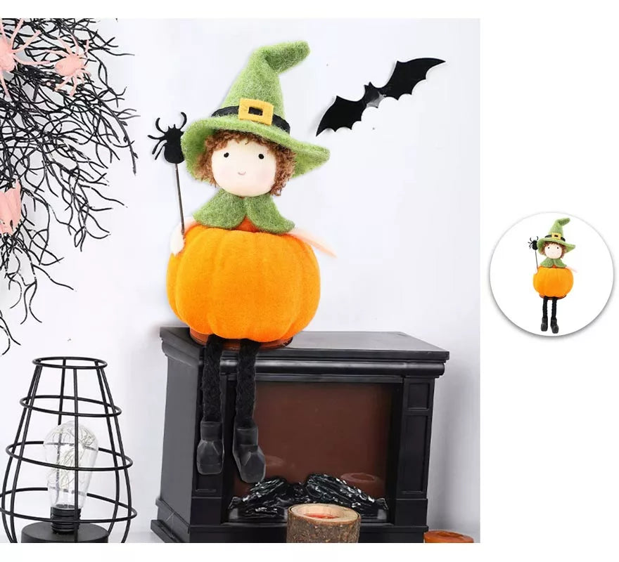 Translation missing: es.Adorno Muñeco Calabaza Sentado 16 cm