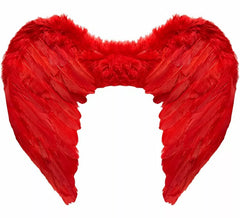 Alas con Plumadas rojas de 50x40 cm