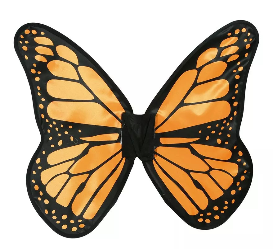 Alas de Mariposa naranjas y negras de 50 cm