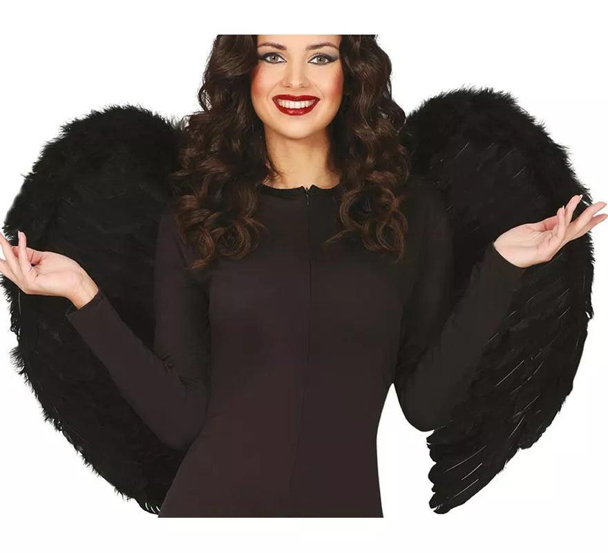 Translation missing: es.Alas de Plumas negras de 80x55 cm