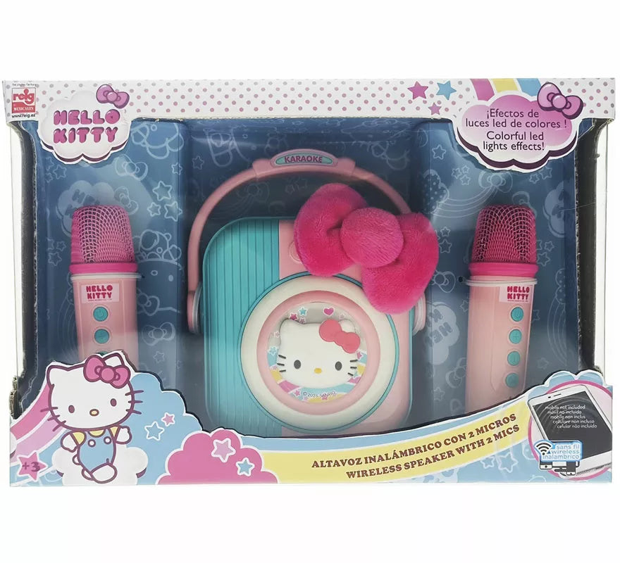 Translation missing: es.Amplificador Hello Kitty con Micrófonos Bluetooth