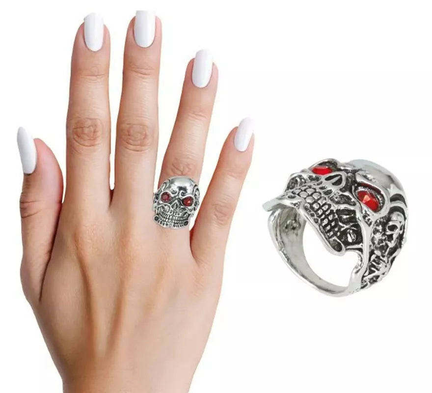 Translation missing: es.Anillo Calavera de Metal