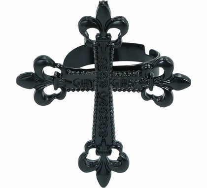 Anillo Cruz Gótica de 4 cm
