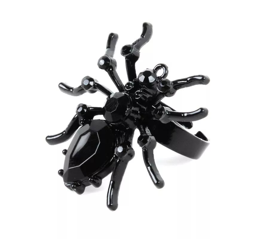 Translation missing: es.Anillo de Araña negra de metal