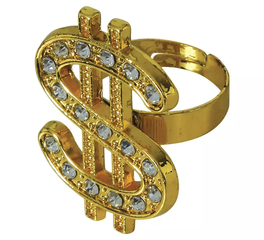 Translation missing: es.Anillo Dólar Metálico dorado