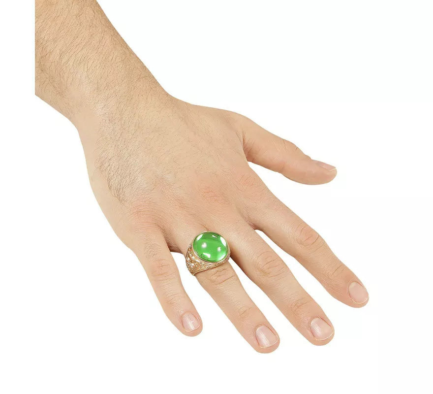 Translation missing: es.Anillo Dorado con Gema Verde
