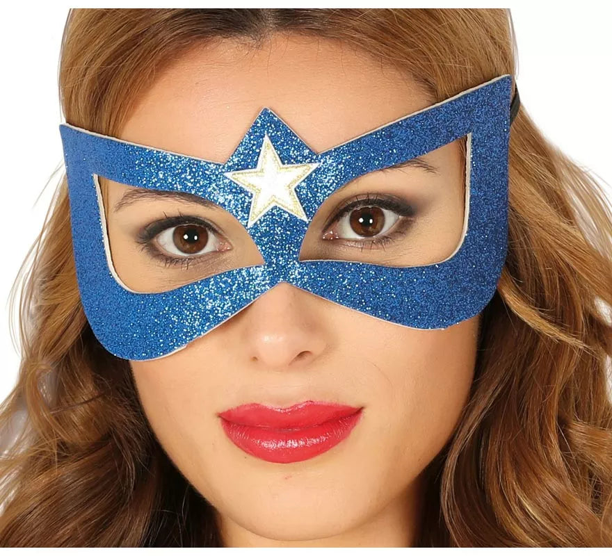 Translation missing: es.Antifaz Azul de Mujer maravilla