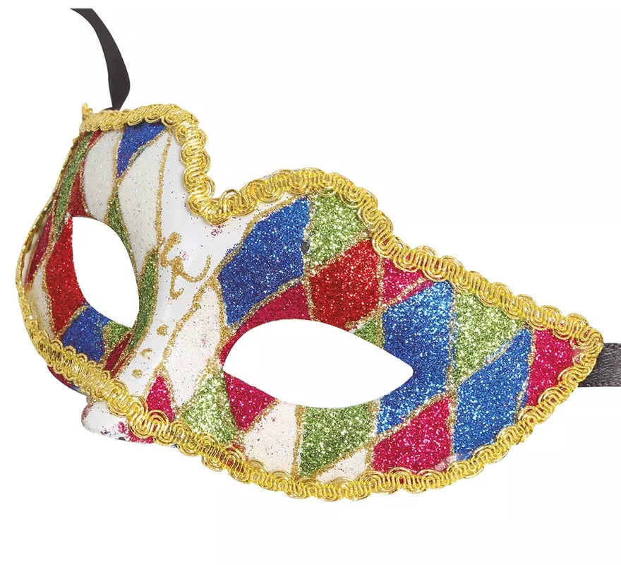 Translation missing: es.Antifaz de Arlequin Multicolor